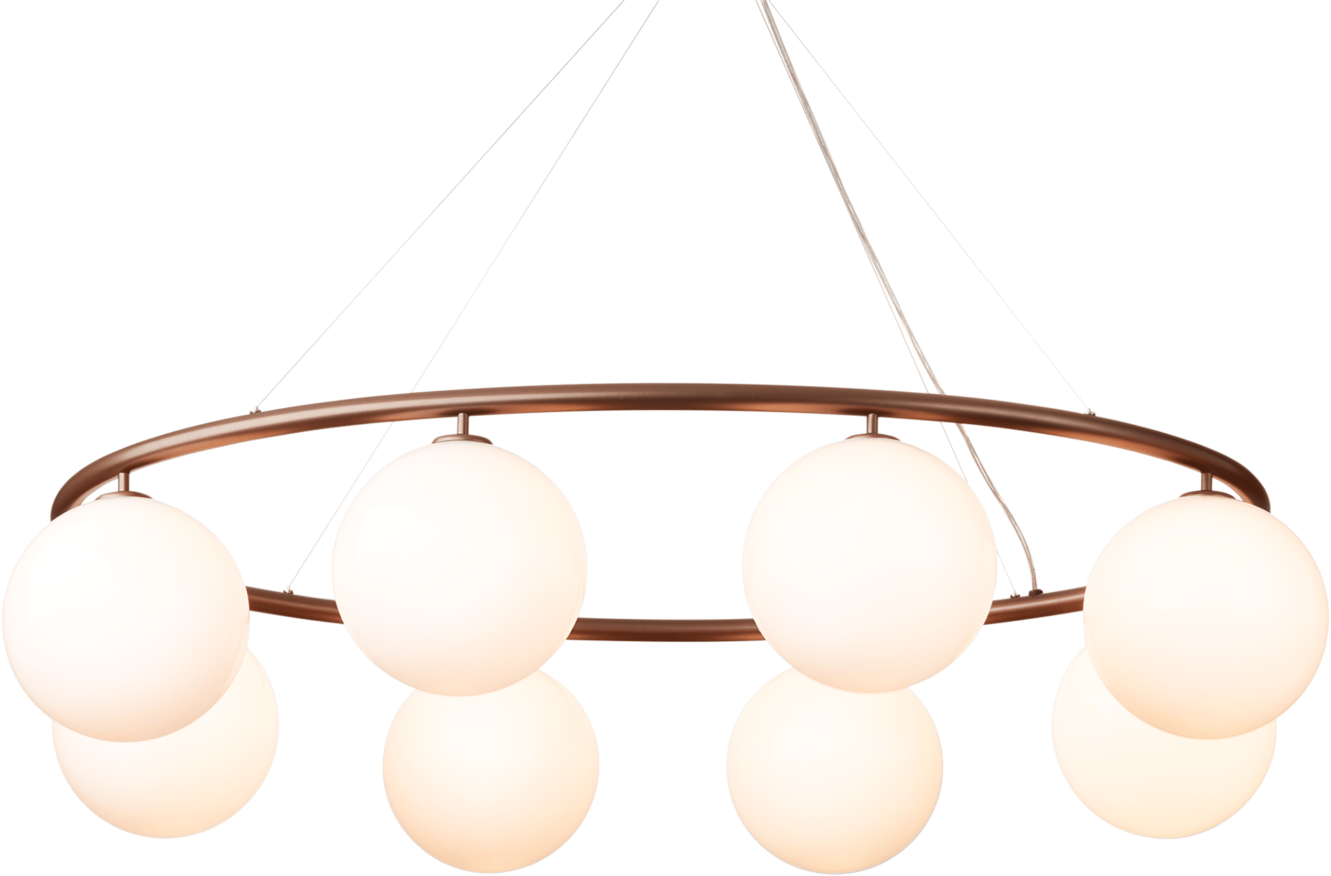 9147015 NUURA MIIRA 8 OVAL LYSEKRONE DARK BRONZE OPAL 2