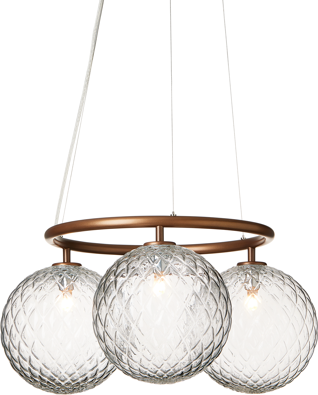 9146922 NUURA MIIRA 3 CIRCULAR DARK BRONZE OPTIC CLEAR