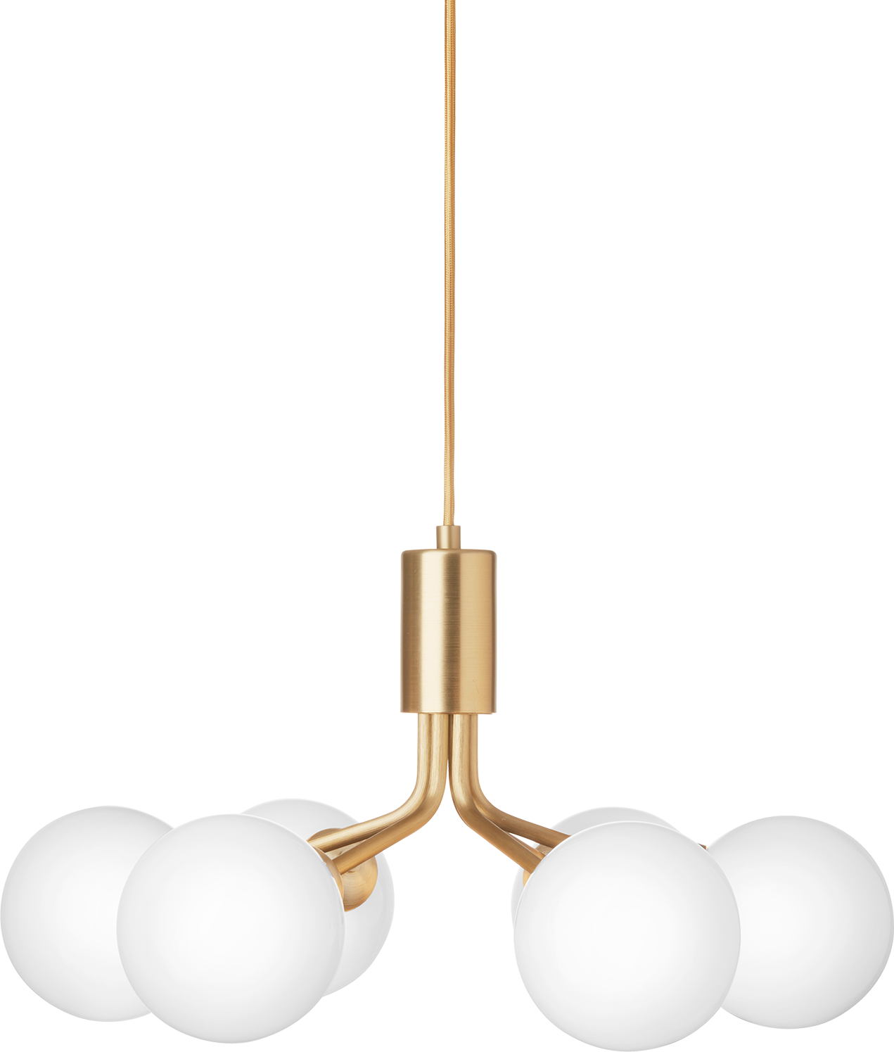 9146975 NUURA APIALES 6 PENDEL BØRSTET MESSING OPAL 1
