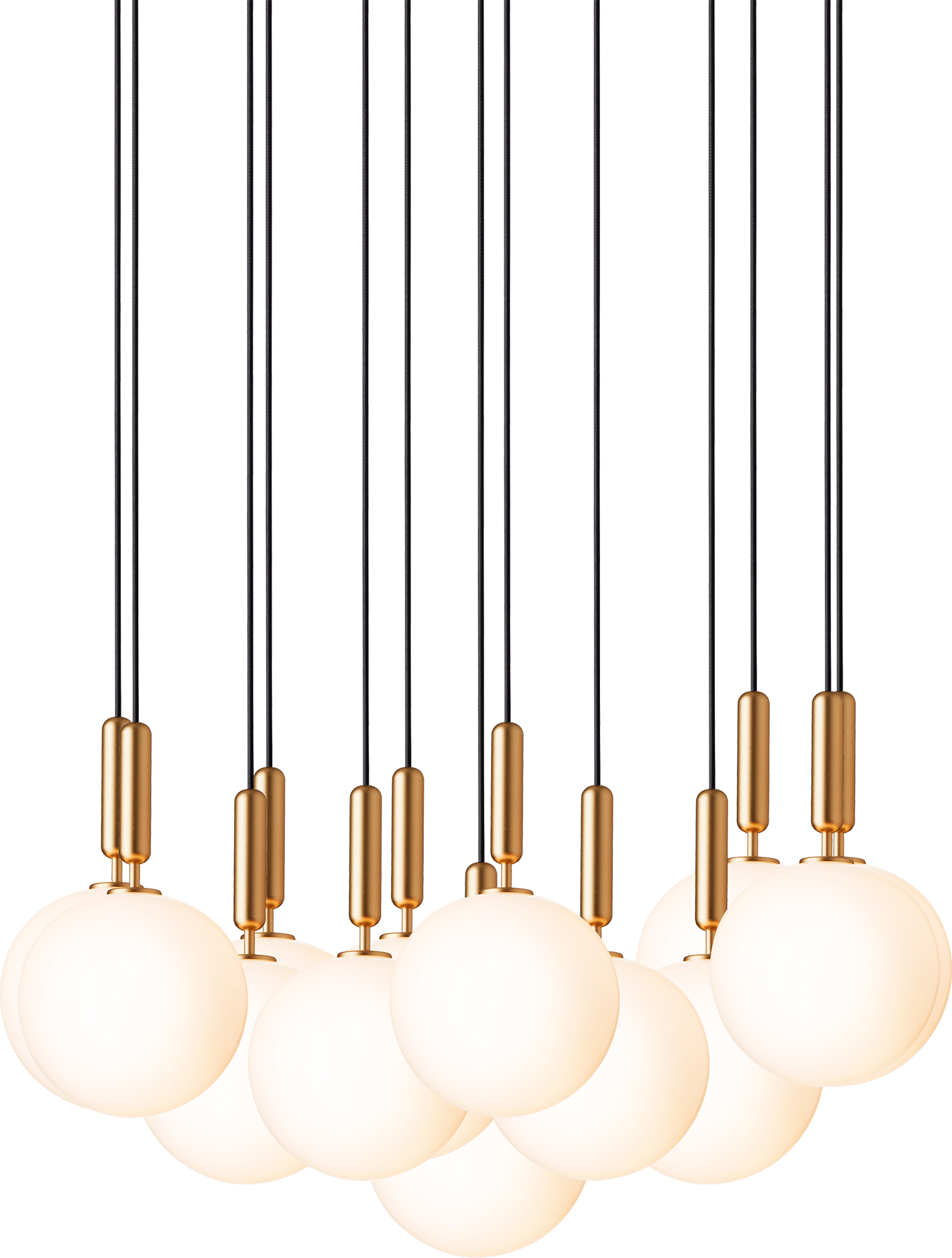 9146913 NUURA MIIRA 13 LYSEKRONE LARGE MESSING OPAL 2