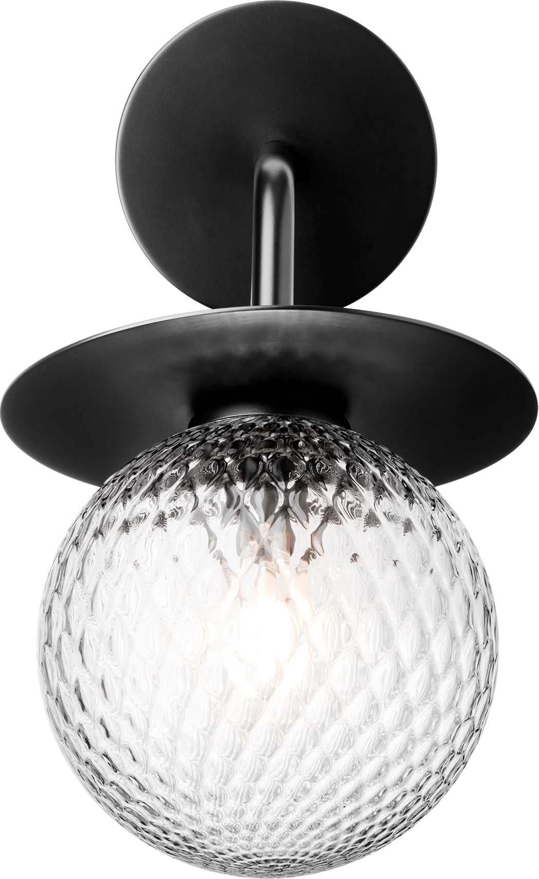 9146936 NUURA LIILA VÆGLAMPE OUTDOOR SORT OPTIC CLEAR 2