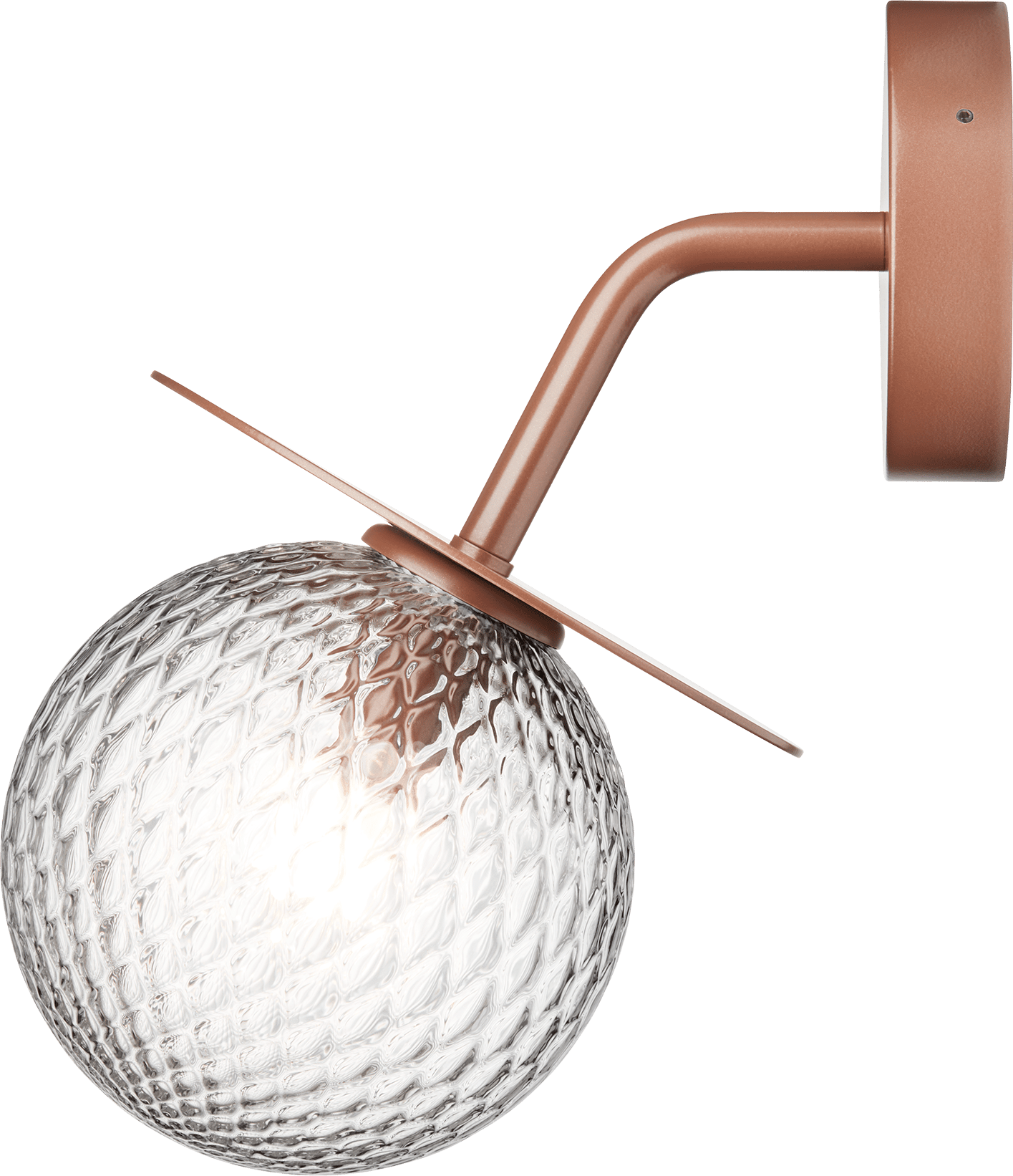 9146934 NUURA LIILA VÆGLAMPE OUTDOOR DARK BRONZE OPTIC CLEAR