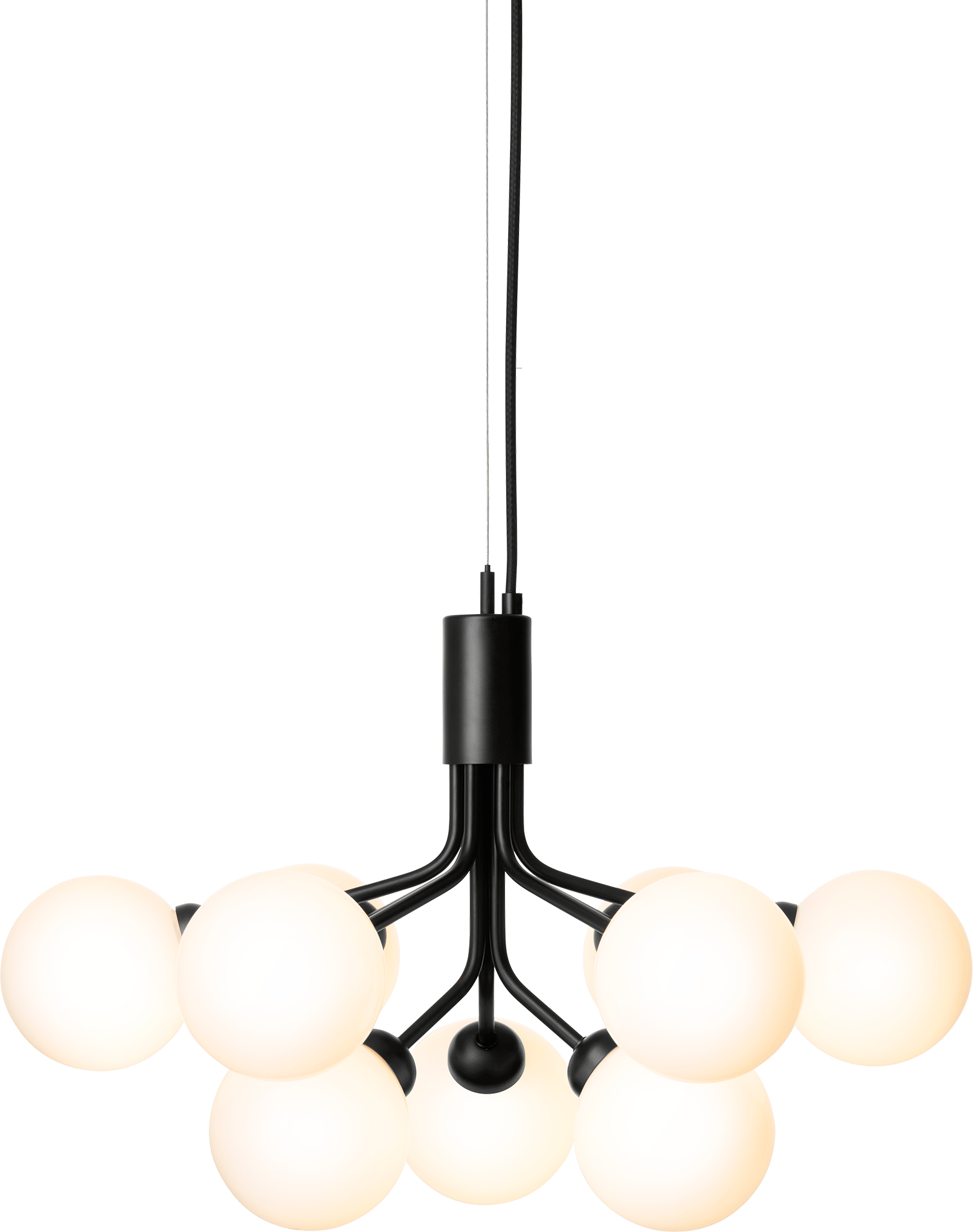 9146960 NUURA APIALES 9 LYSEKRONE SATIN BLACK OPAL