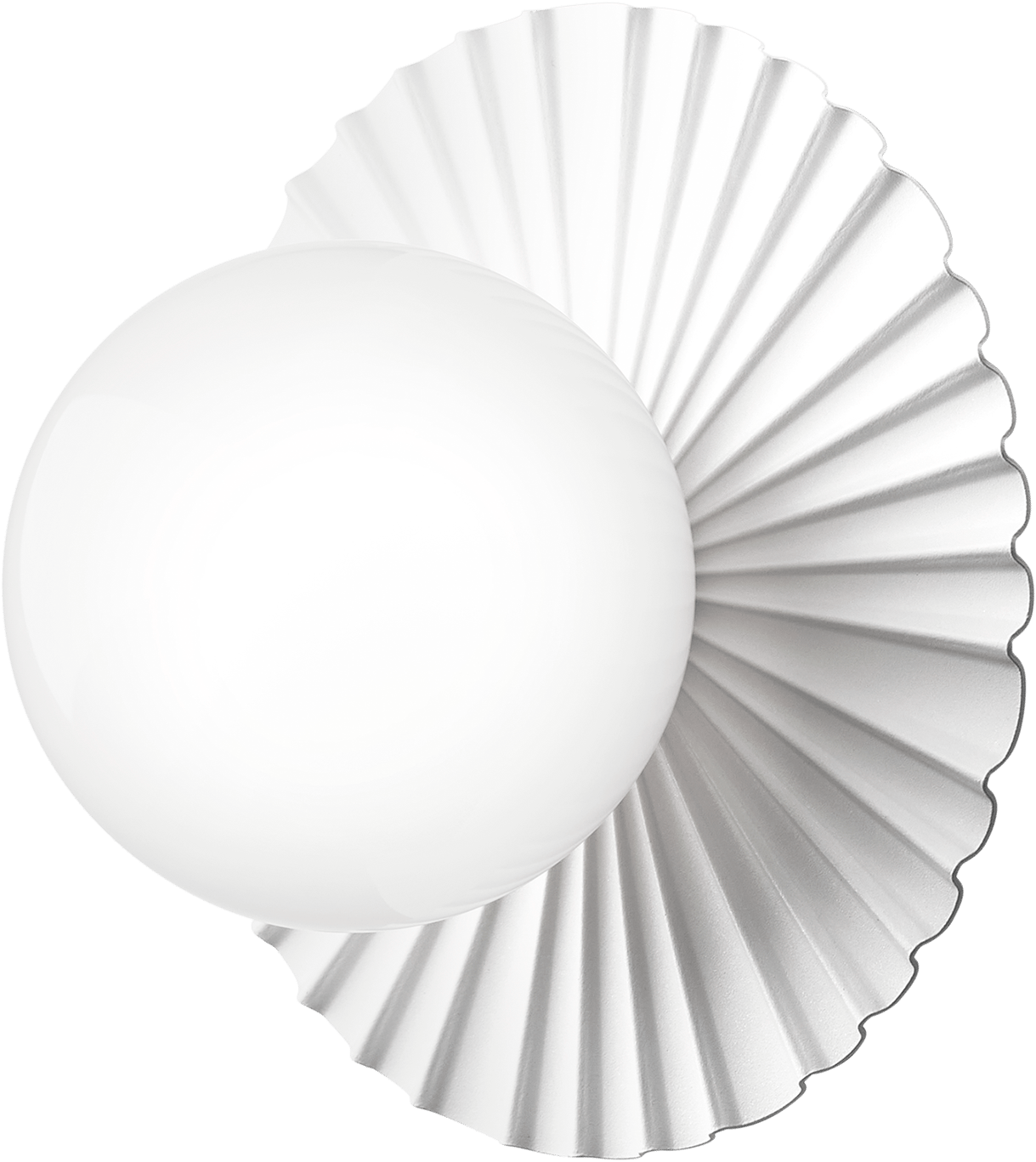 9146956 NUURA LIILA MUUSE SMALL VÆG LOFTLAMPE HVID OPAL