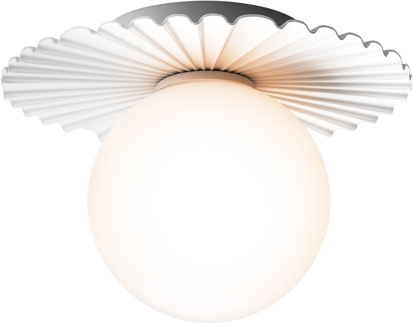 9146956 NUURA LIILA MUUSE SMALL VÆG LOFTLAMPE HVID OPAL 2