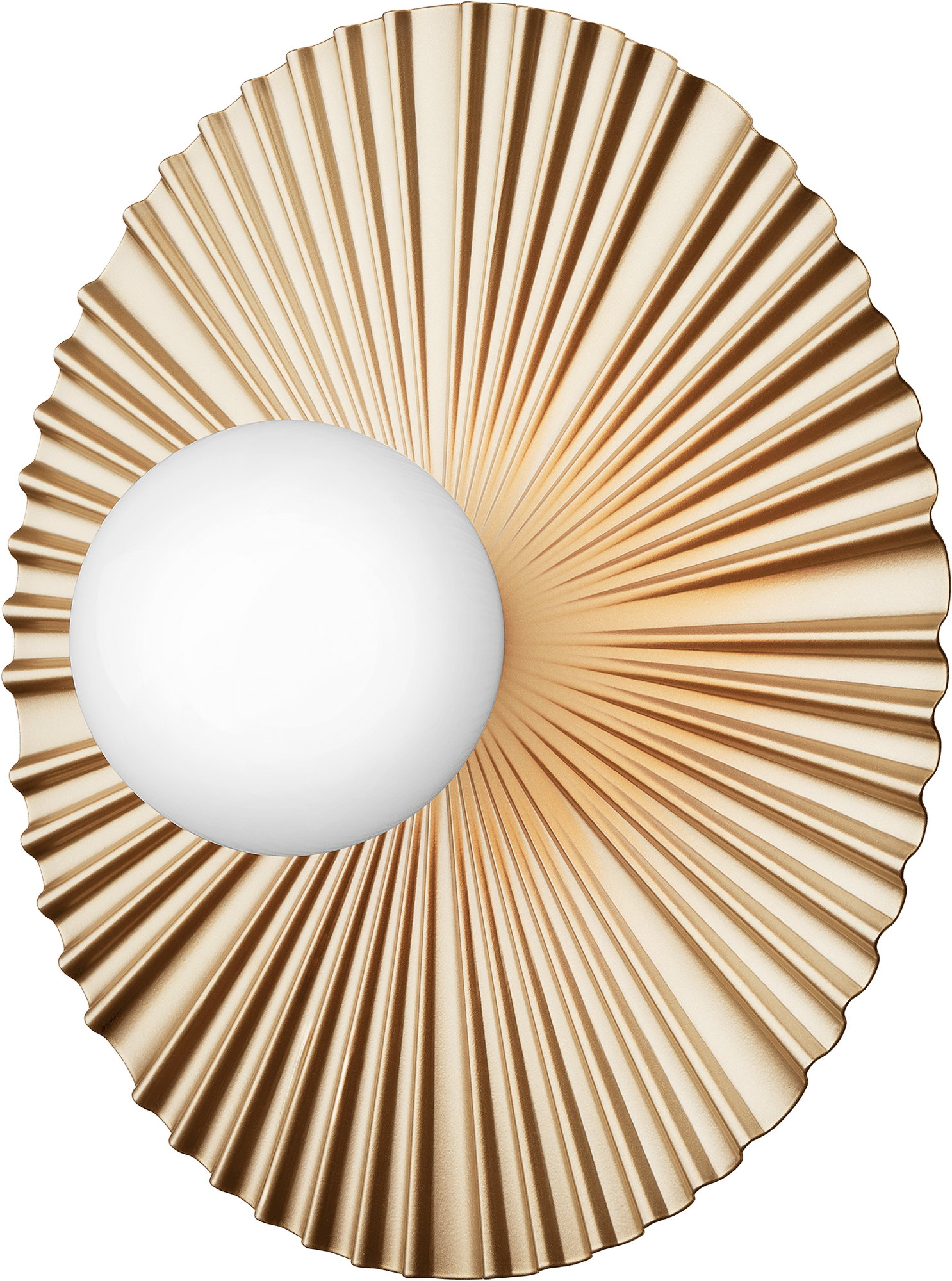 9146957 NUURA LIILA MUUSE MEDIUM VÆG LOFTLAMPE NORDIC GOLD OPAL