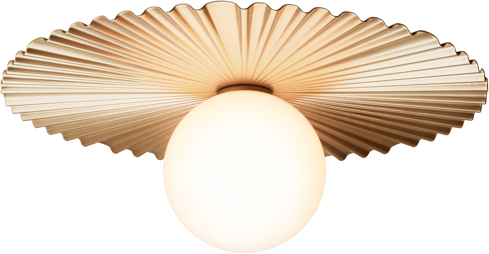 9146957 NUURA LIILA MUUSE MEDIUM VÆG LOFTLAMPE NORDIC GOLD OPAL 3