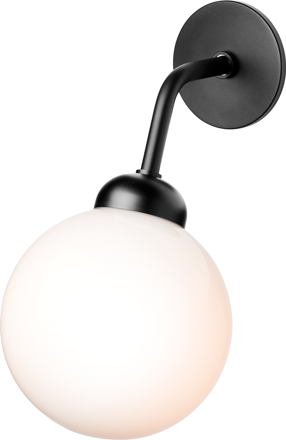 9146981 NUURA APIALES VÆGLAMPE HARD WIRED SATIN BLACK OPAL