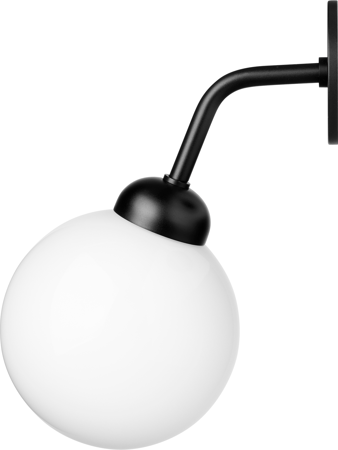 9146981 NUURA APIALES VÆGLAMPE HARD WIRED SATIN BLACK OPAL 1