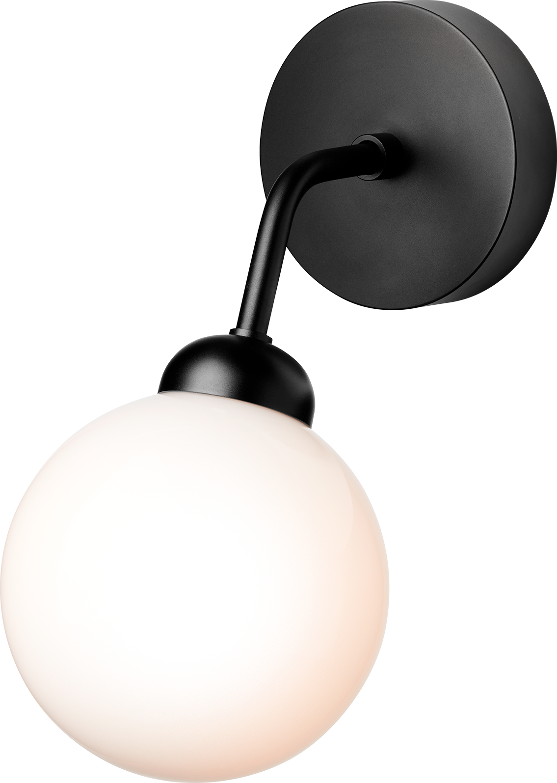 9146979 NUURA APIALES VÆGLAMPE SATIN BLACK OPAL