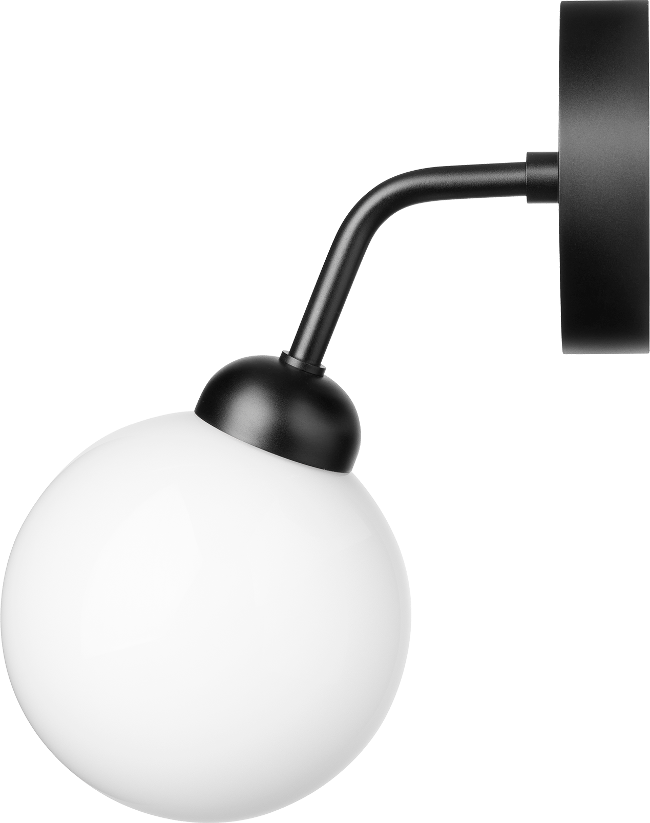 9146979 NUURA APIALES VÆGLAMPE SATIN BLACK OPAL 1