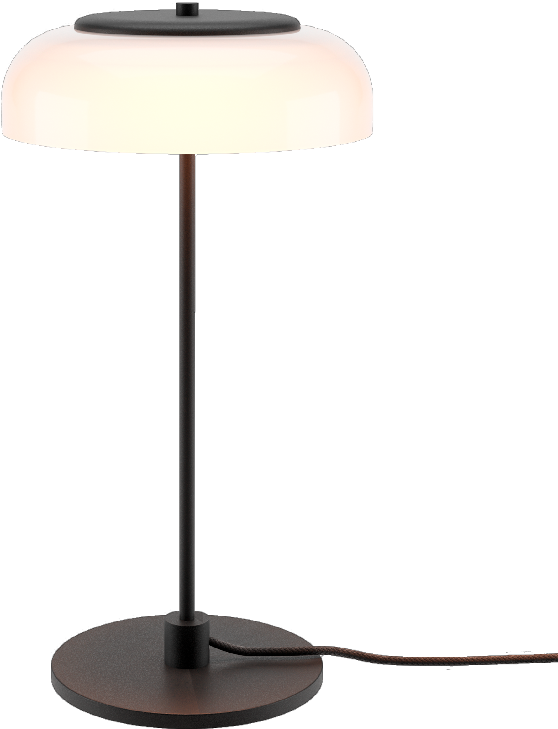 9146896 NUURA BLOSSI BORDLAMPE SORT OPAL