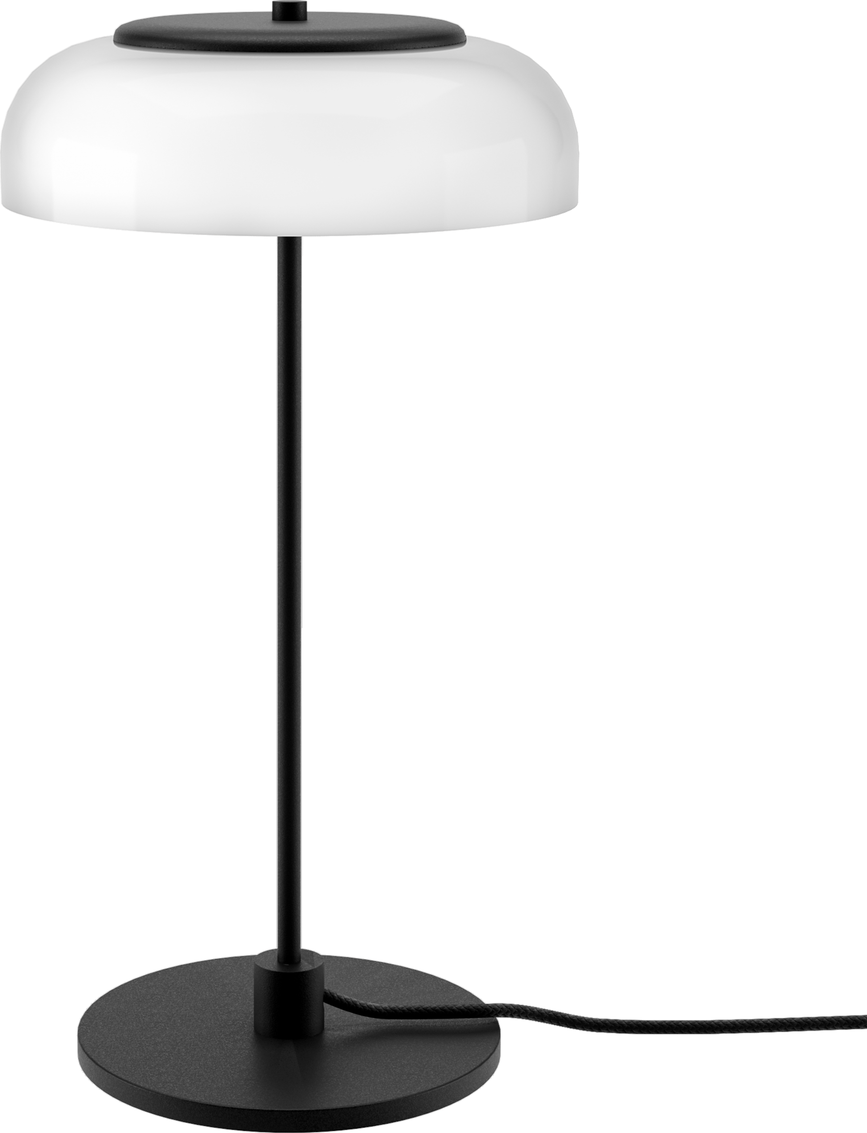 9146896 NUURA BLOSSI BORDLAMPE SORT OPAL 1