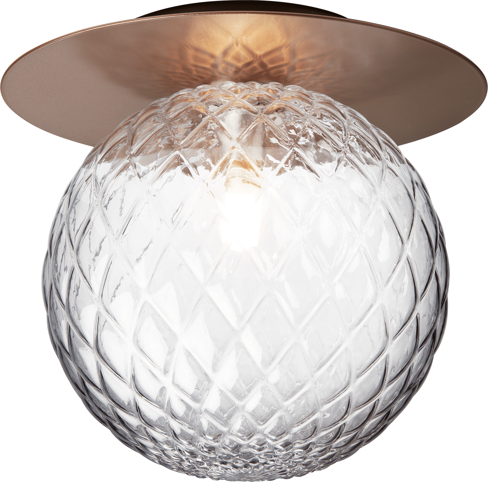 9146951 NUURA LIILA 1 LARGE VÆG LOFTLAMPE IP44 DARK BRONZE OPTIC CLEAR 1