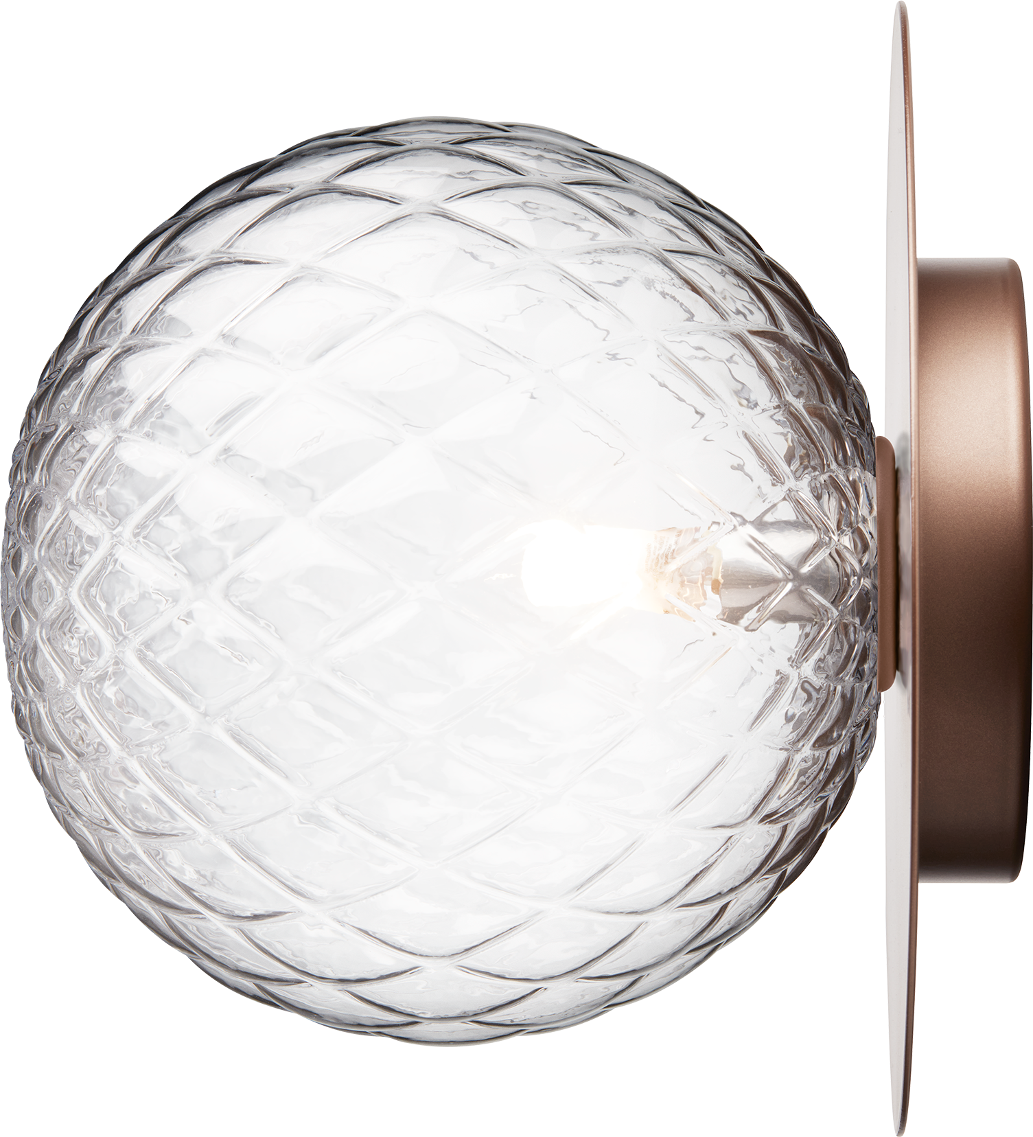 9146951 NUURA LIILA 1 LARGE VÆG LOFTLAMPE IP44 DARK BRONZE OPTIC CLEAR 2