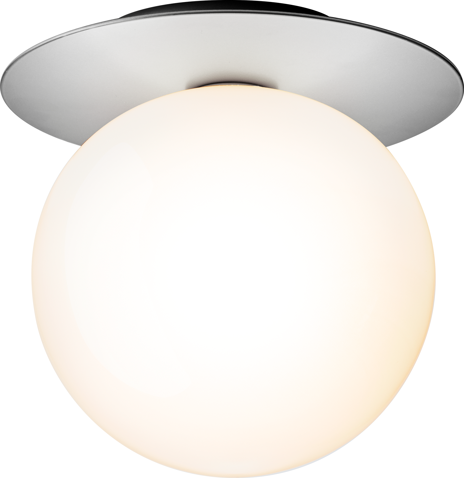 9146942 NUURA LIILA 1 LARGE VÆG LOFTLAMPE IP44 LIGHT SILVER OPAL