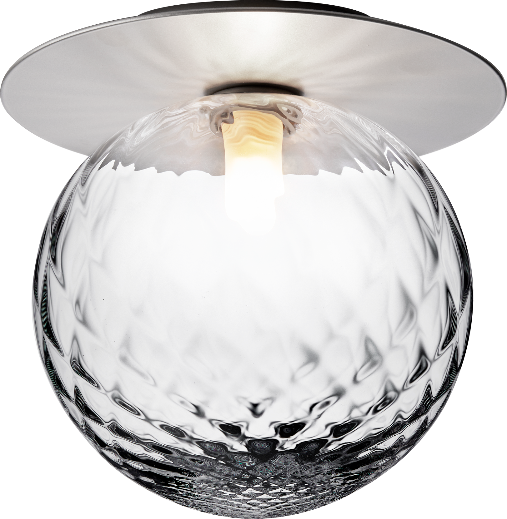 9146941 NUURA LIILA 1 LARGE VÆG LOFTLAMPE IP44 LIGHT SILVER OPTIC CLEAR