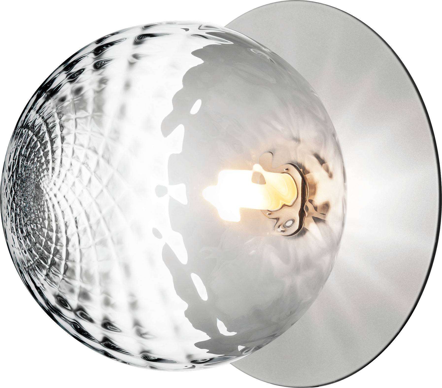 9146941 NUURA LIILA 1 LARGE VÆG LOFTLAMPE IP44 LIGHT SILVER OPTIC CLEAR 1