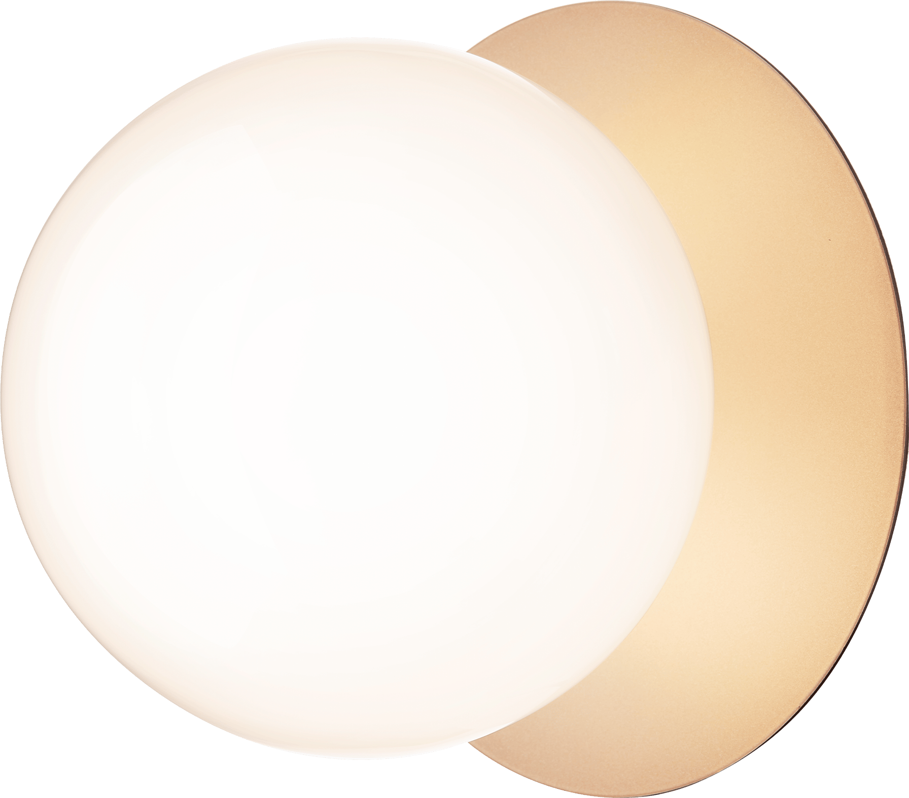9146940 NUURA LIILA 1 LARGE VÆG LOFTLAMPE IP44 NORDIC GOLD OPAL 1
