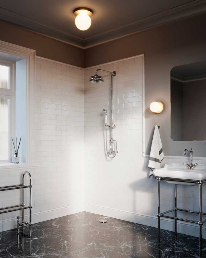 9146940 NUURA LIILA 1 LARGE VÆG LOFTLAMPE IP44 NORDIC GOLD OPAL 3