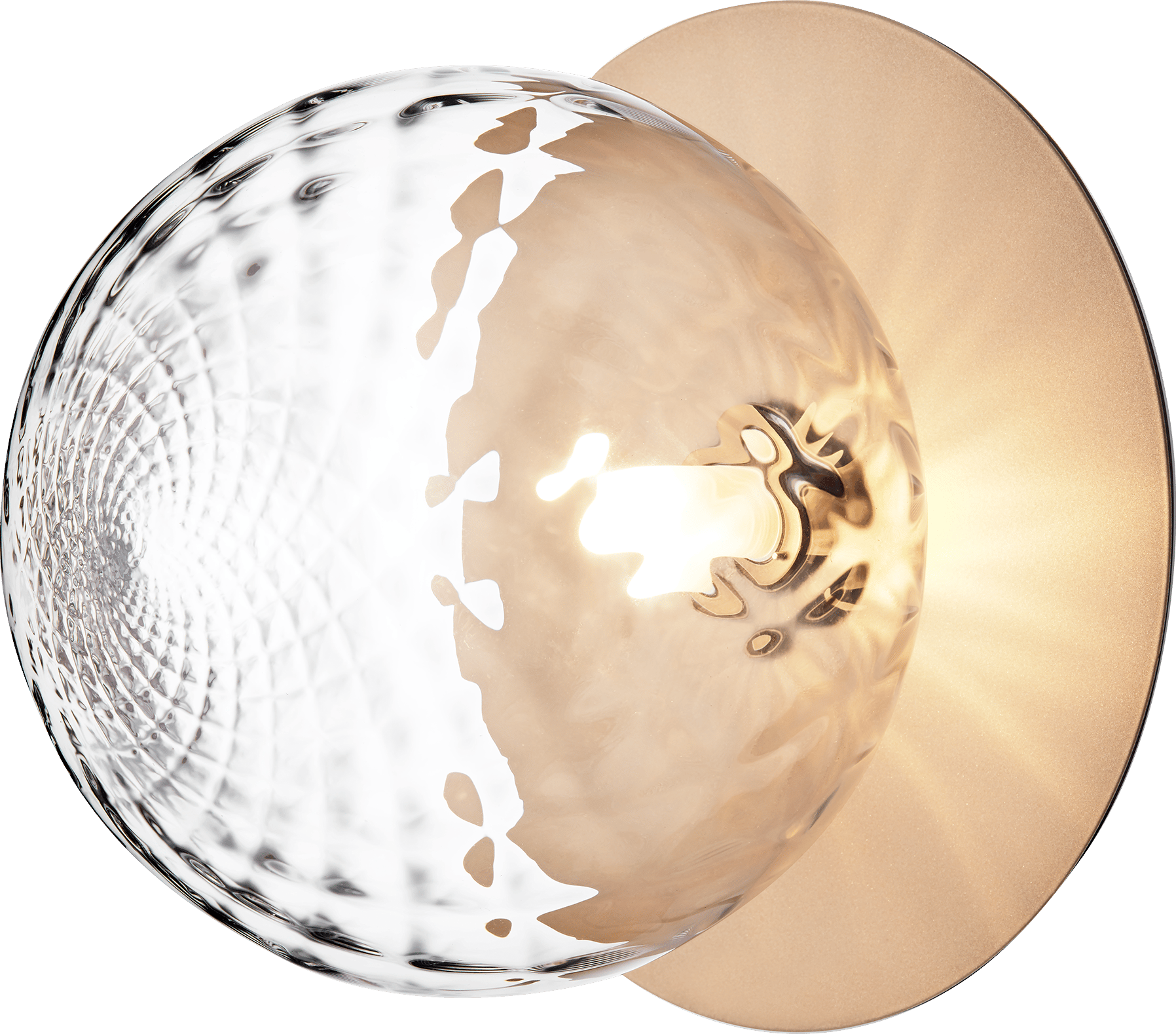 9146939 NUURA LIILA 1 LARGE VÆG LOFTLAMPE IP44 NORDIC GOLD OPTIC CLEAR 1