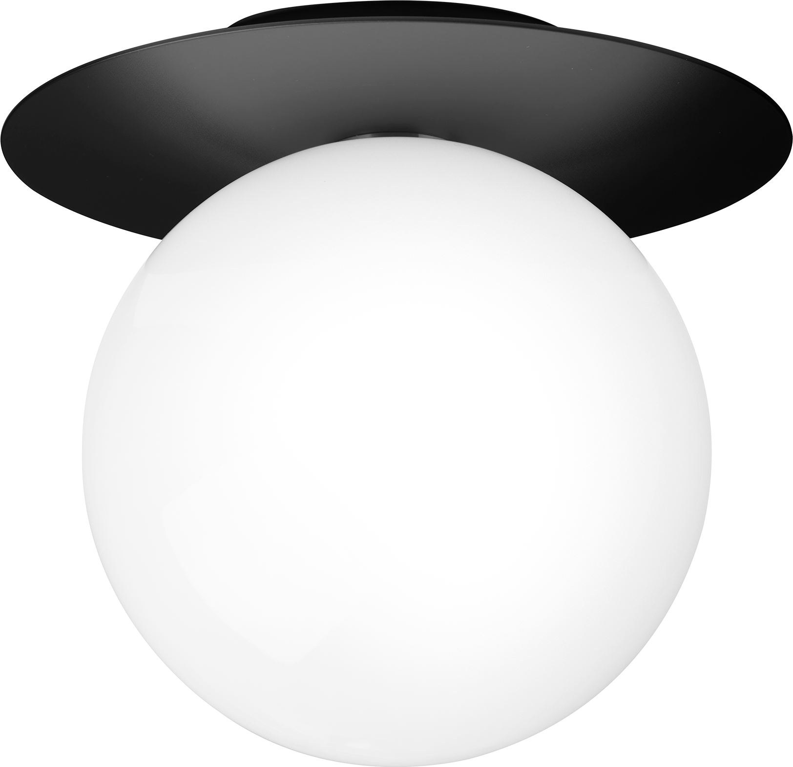 9146948 NUURA LIILA 1 LARGE VÆG LOFTLAMPE IP44 SORT OPAL 1
