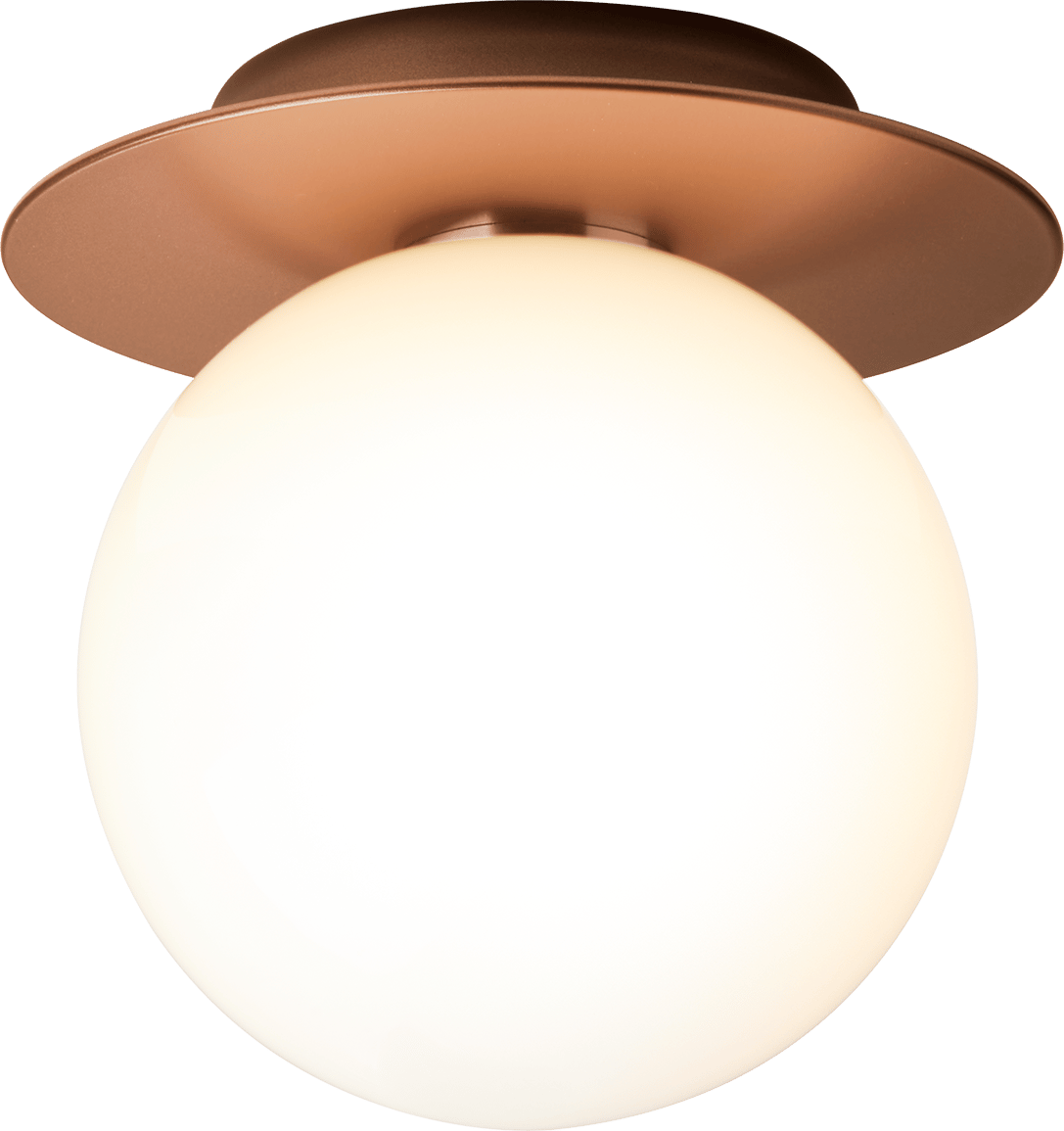 9146950 NUURA LIILA 1 MEDIUM VÆG LOFTLAMPE IP44 DARK BRONZE OPAL