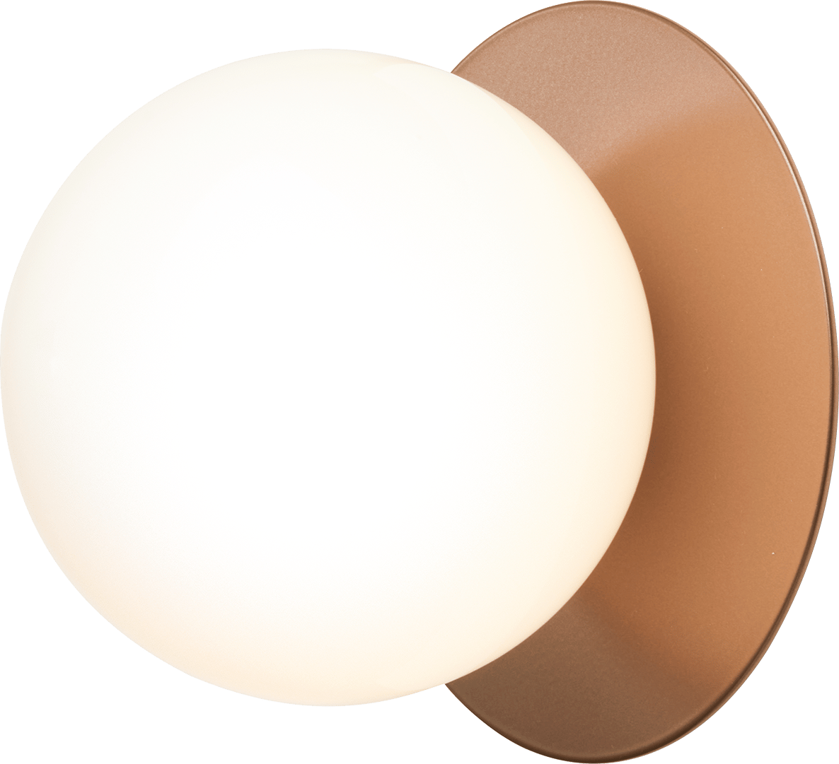 9146950 NUURA LIILA 1 MEDIUM VÆG LOFTLAMPE IP44 DARK BRONZE OPAL 2
