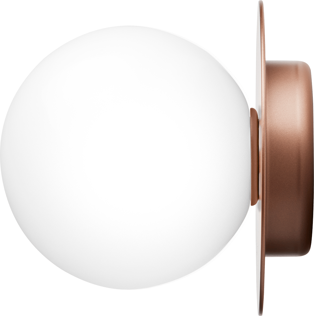 9146950 NUURA LIILA 1 MEDIUM VÆG LOFTLAMPE IP44 DARK BRONZE OPAL 1