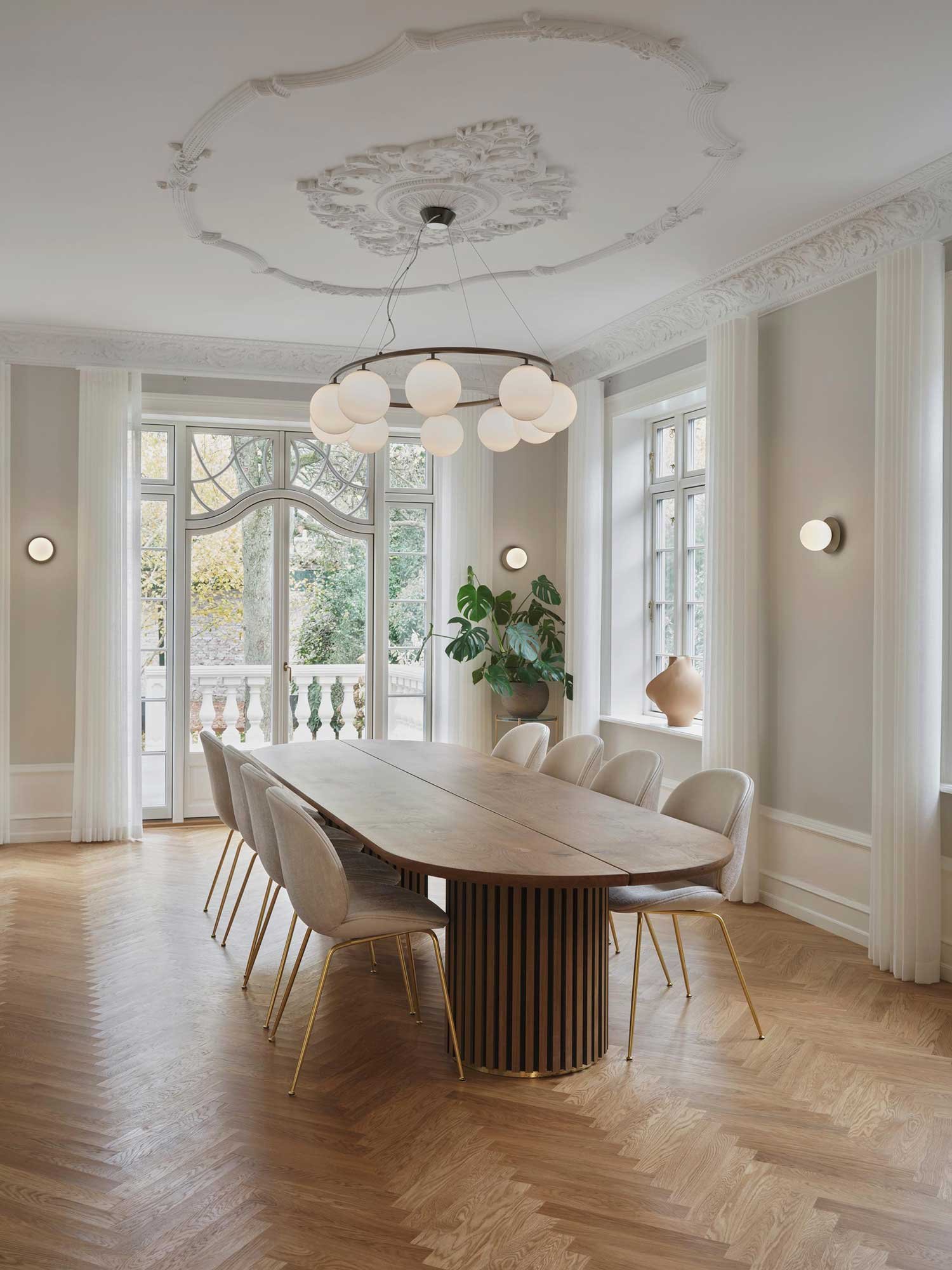9146950 NUURA LIILA 1 MEDIUM VÆG LOFTLAMPE IP44 DARK BRONZE OPAL 5