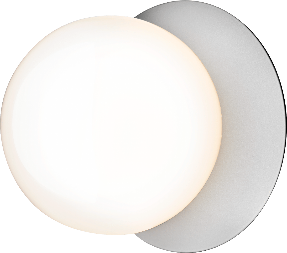 9146938 NUURA LIILA 1 MEDIUM VÆG LOFTLAMPE IP44 LIGHT SILVER OPAL 1