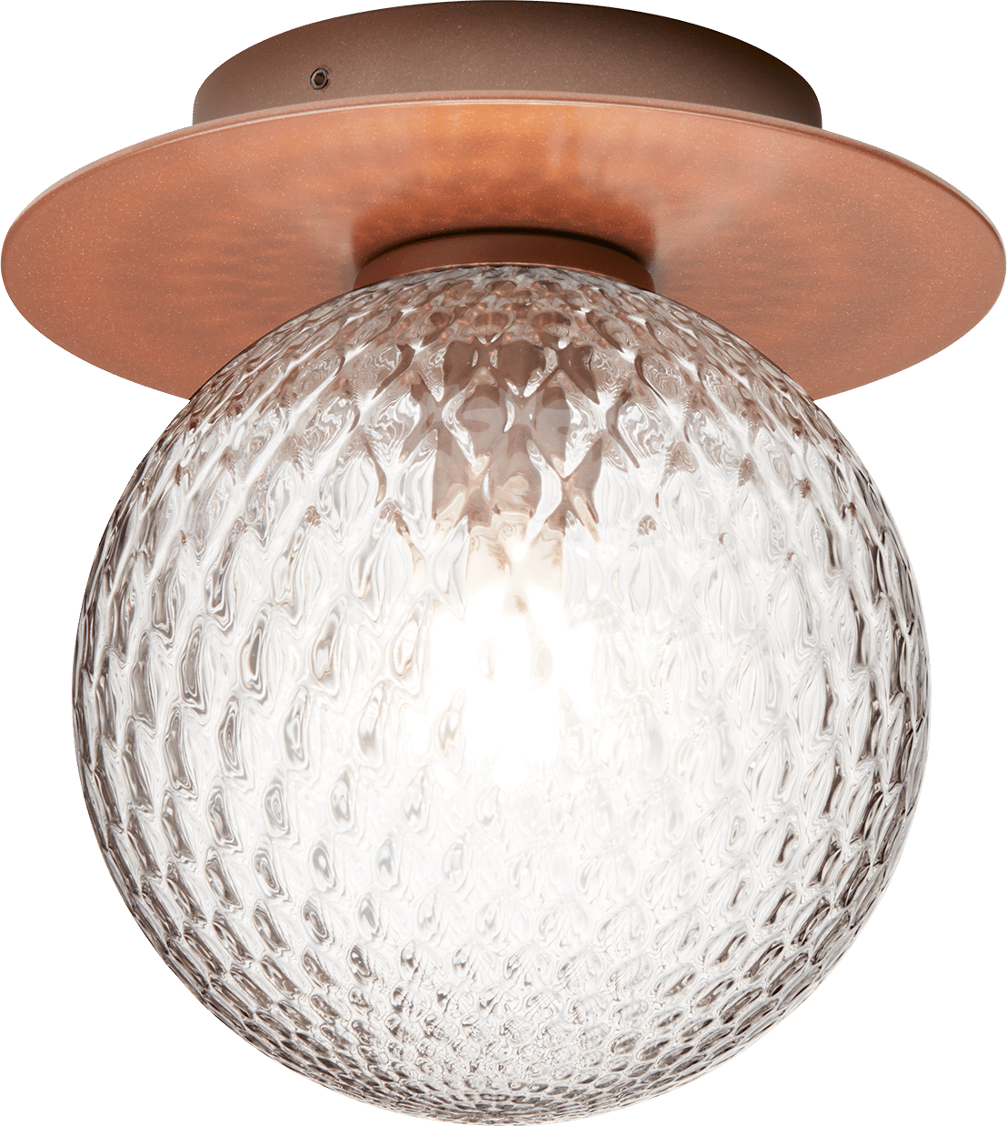 9146944 NUURA LIILA 1 OUTDOOR VÆG LOFTLAMPE DARK BRONZE OPTIC CLEAR