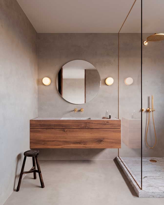 9141909 NUURA LIILA 1 MEDIUM VÆG LOFTLAMPE IP44 NORDIC GOLD OPAL 6