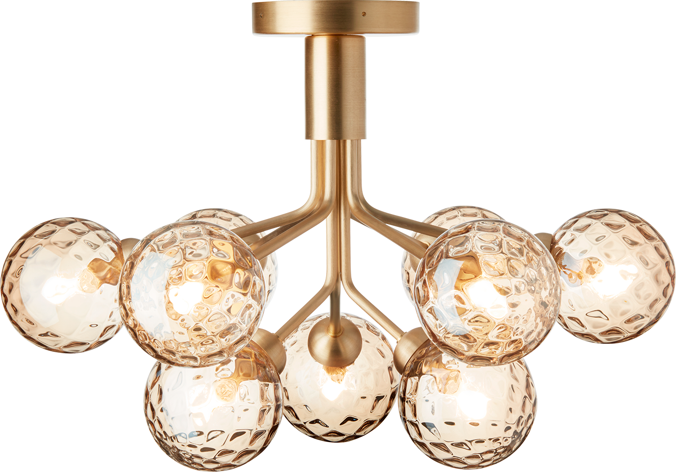 9146982 NUURA APIALES 9 LOFTLAMPE BØRSTET MESSING GOLD