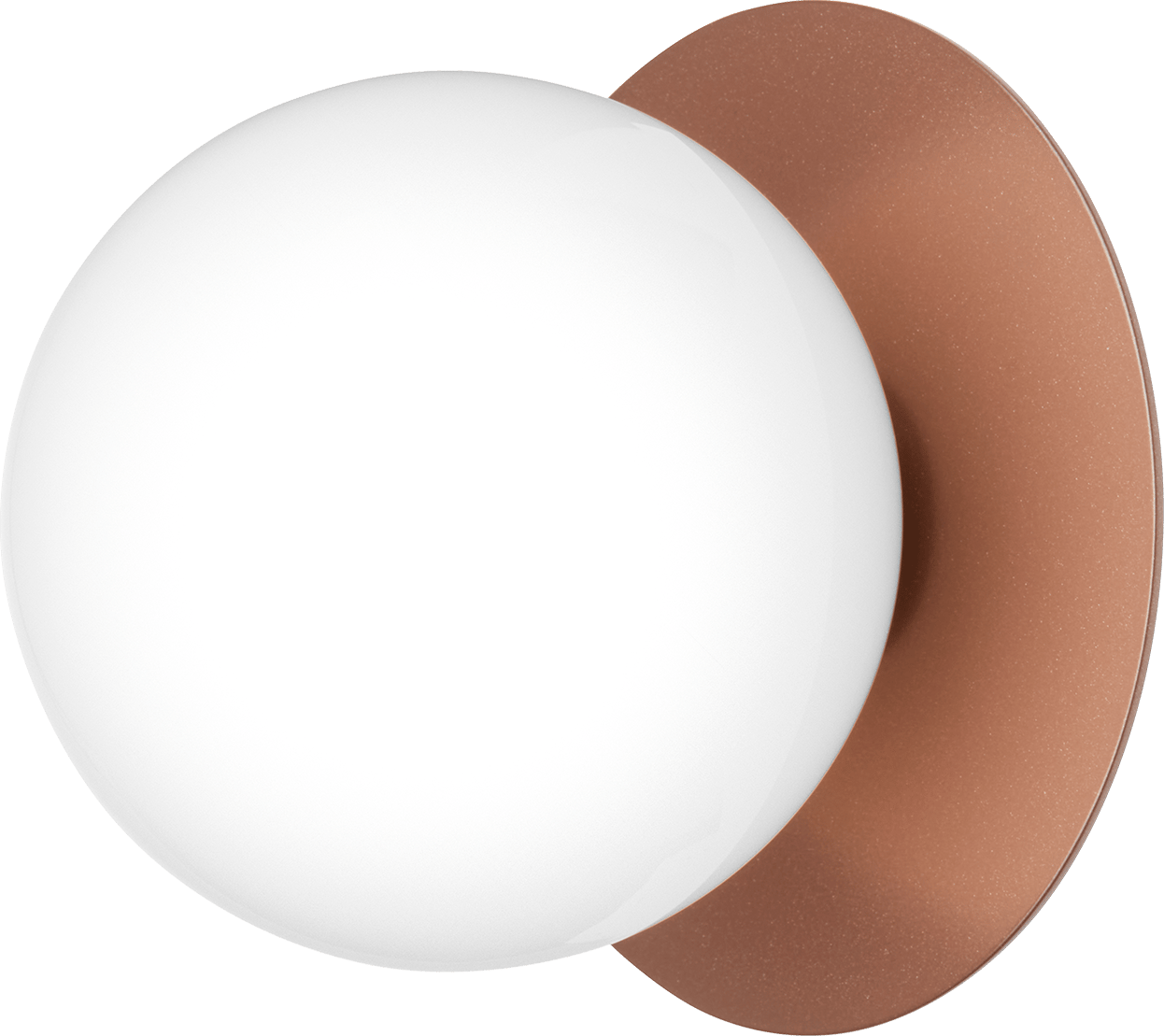 9146943 NUURA LIILA 1 OUTDOOR VÆG LOFTLAMPE DARK BRONZE OPAL 1