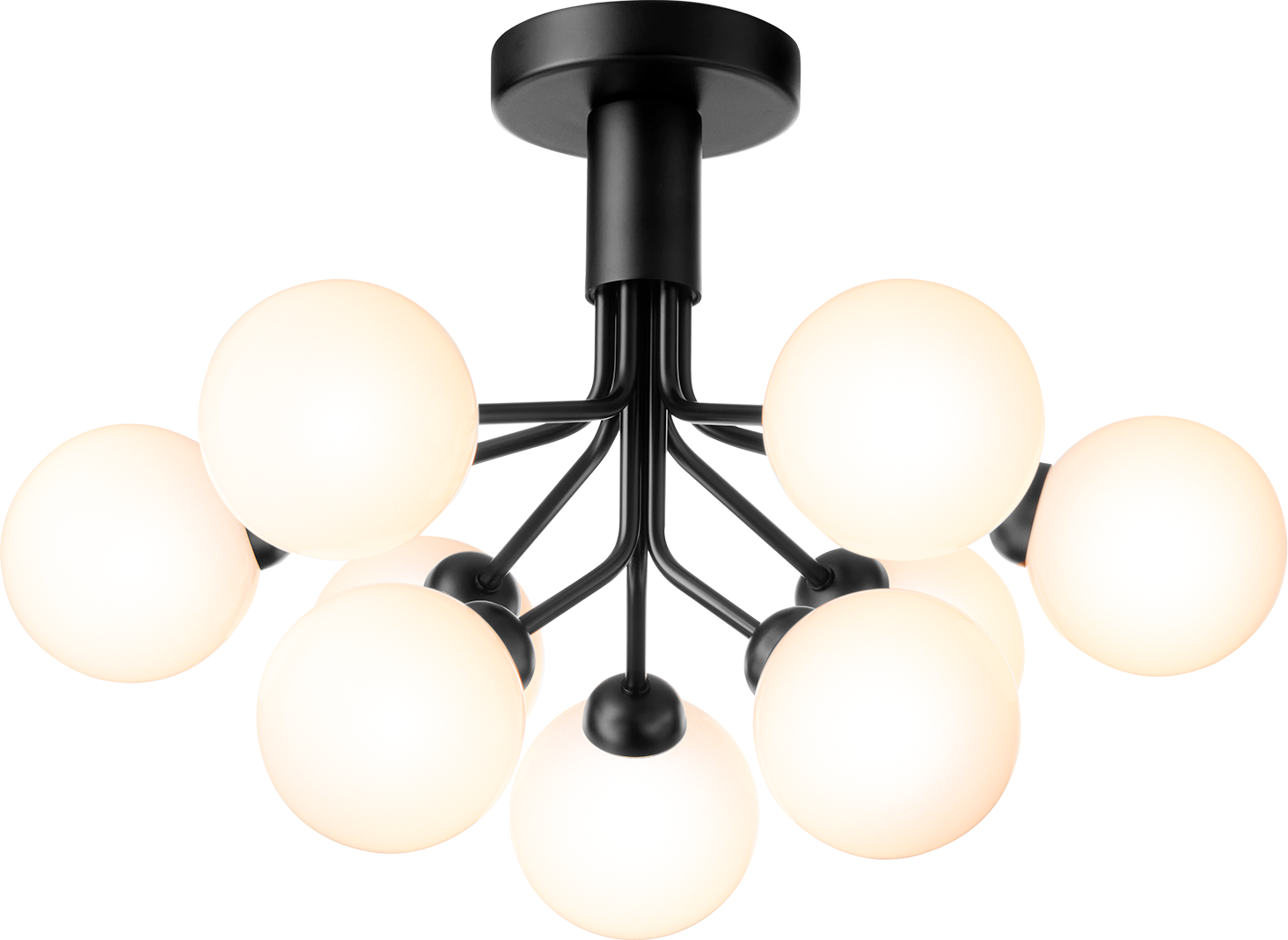 9146984 NUURA APIALES 9 LOFTLAMPE SATIN BLACK OPAL 2 (1)