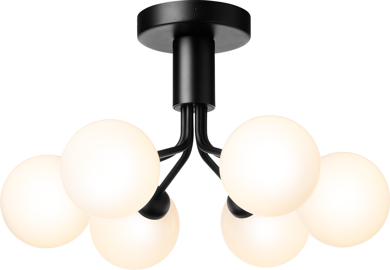 9146988 NUURA APIALES 6 LOFTLAMPE SATIN BLACK OPAL 2 (1)