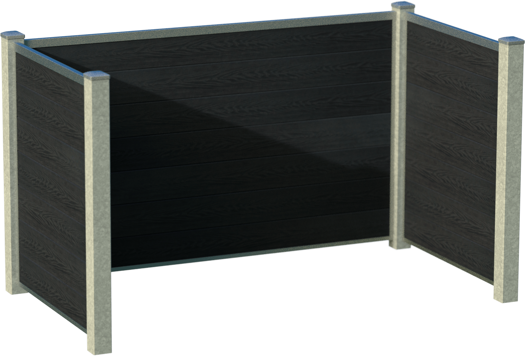 2152377 SKRALDESKJUL TIL 2 CLASSIC FUR KOKSGRÅ 98X110X181CM