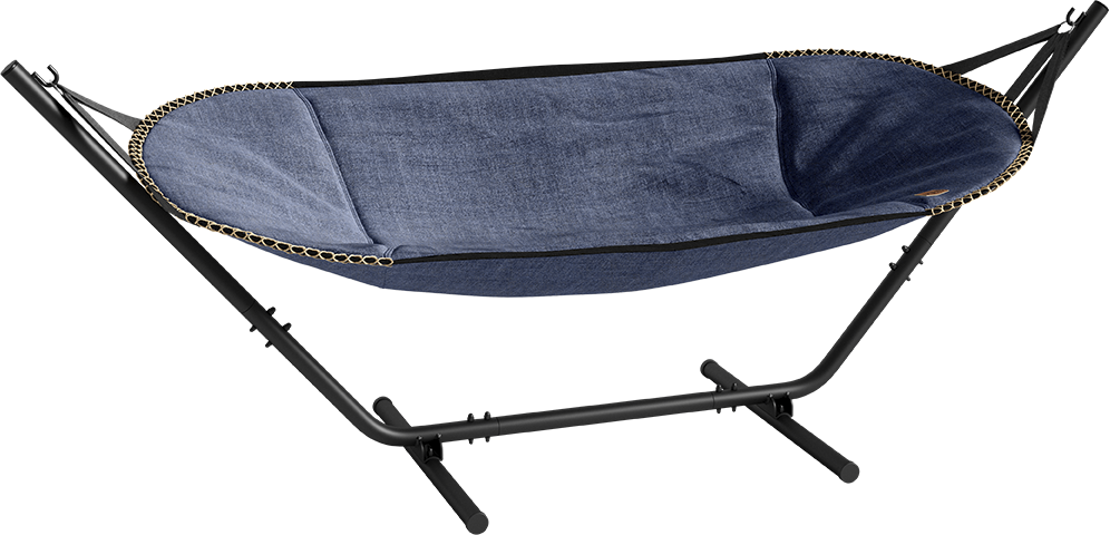 8581120 Cobana Hammock Kirra Indigo Frame Black