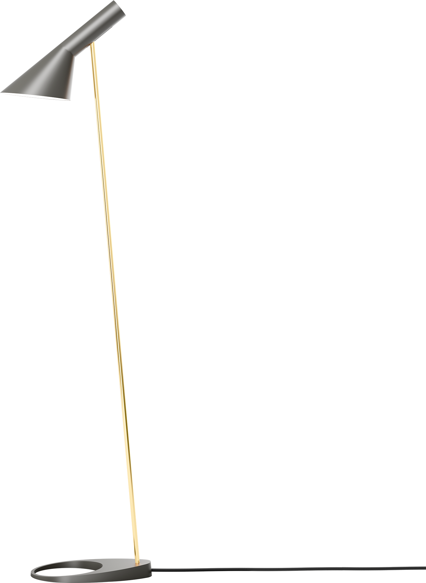 9147215 AJ GULVLAMPE MESSINGWARM GREY
