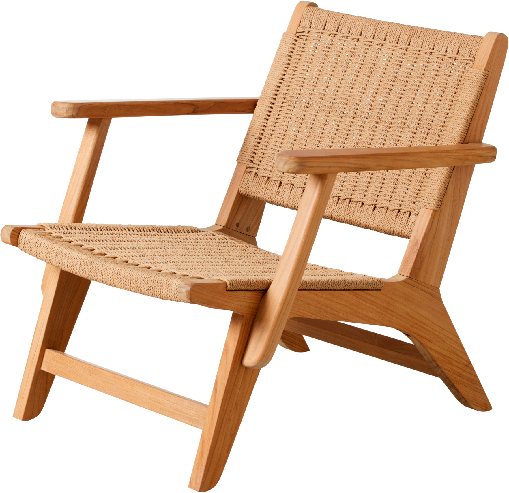 9147188 CINAS EYA LOUNGE STOL TEAK INDENDØRSMØBEL 2
