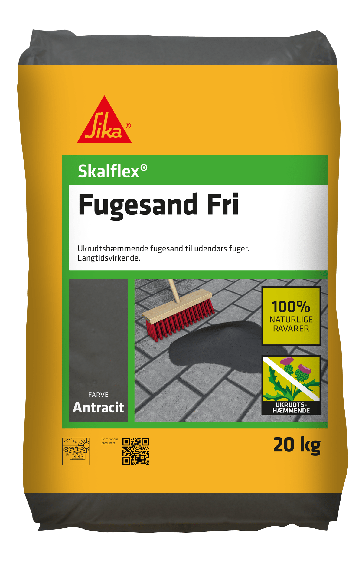 Skalflex Fugesand Fri Antracit 20Kg