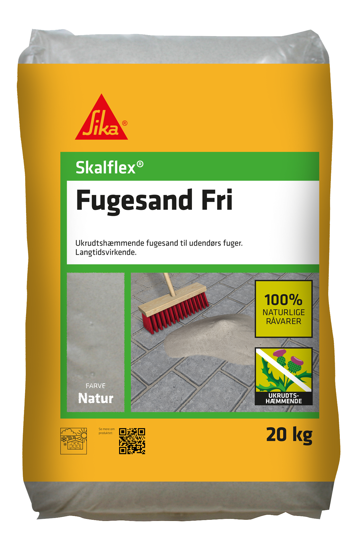 Skalflex Fugesand Fri Natur 20Kg