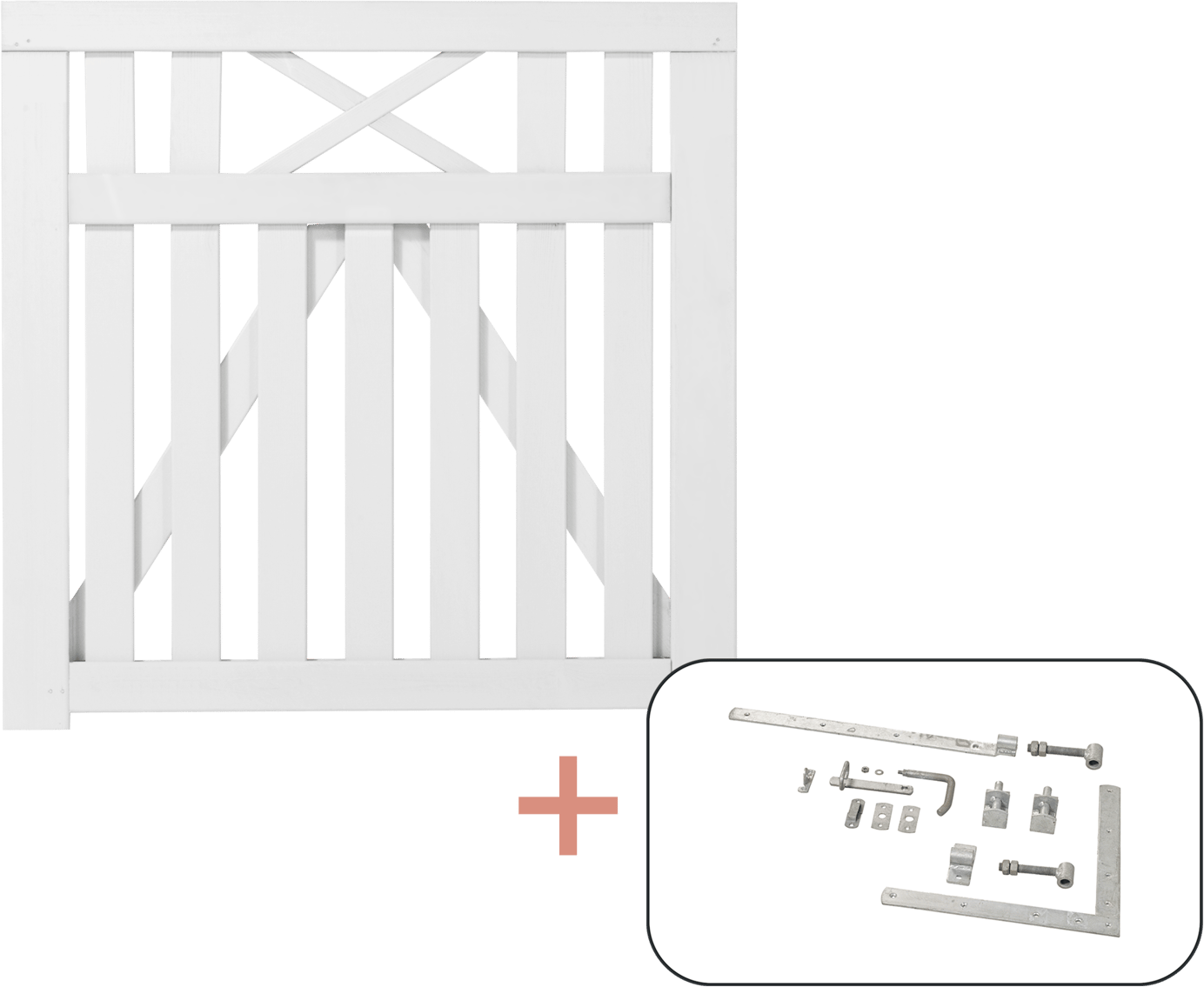 2316467 PLUS VINESSE ENKELTLÅGE HVID Primary