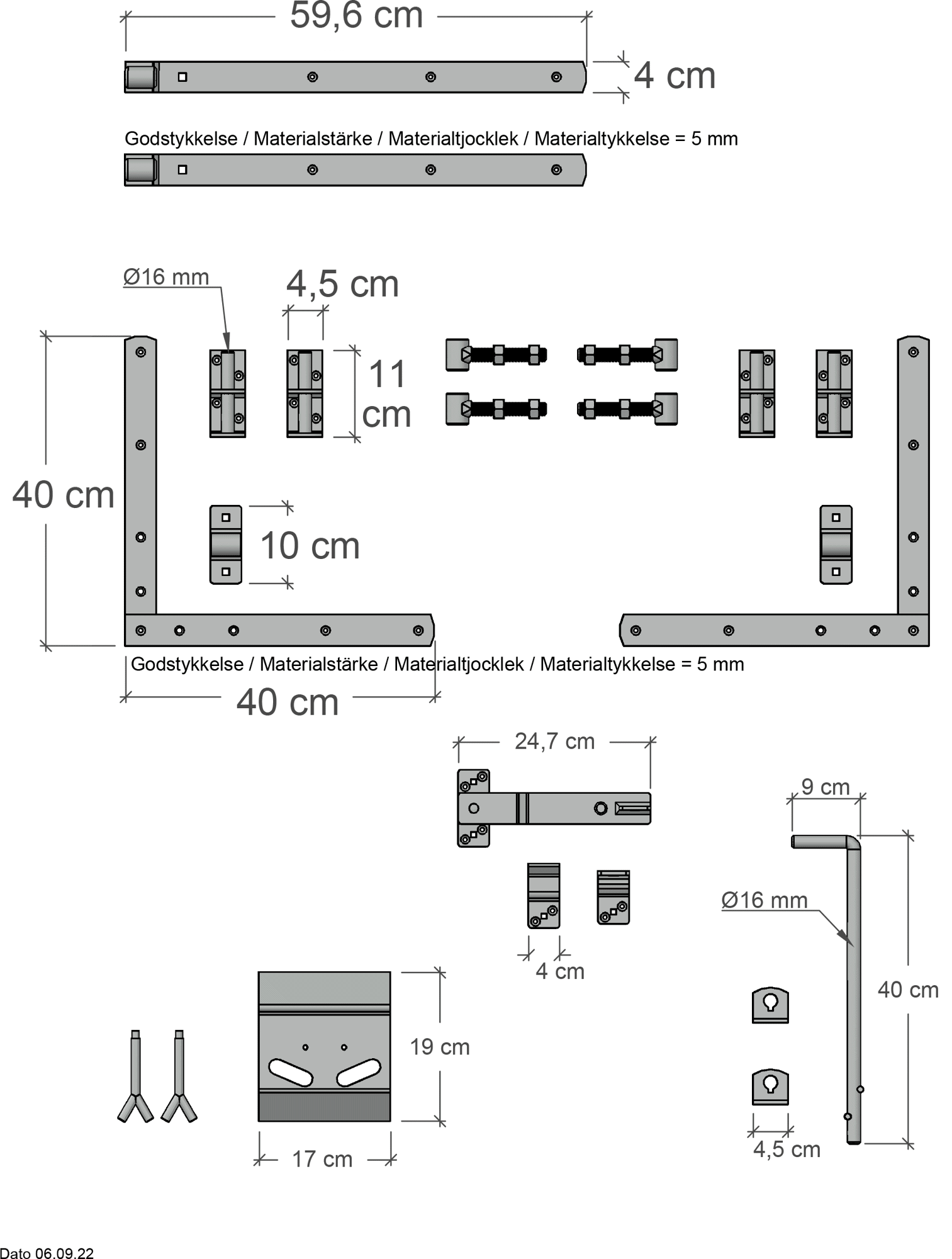 2316477 PLUS COUNTRY DOBBELTLÅGE HVID 2