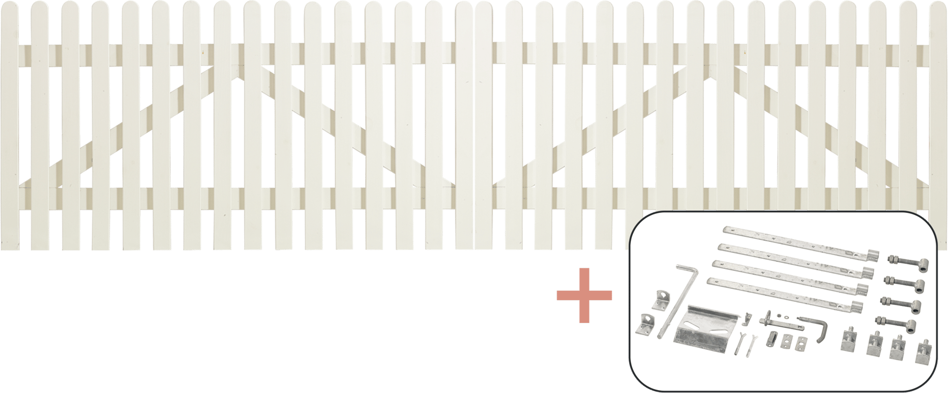 2316488 PLUS RETRO DOBBELTLÅGE HVID Primary