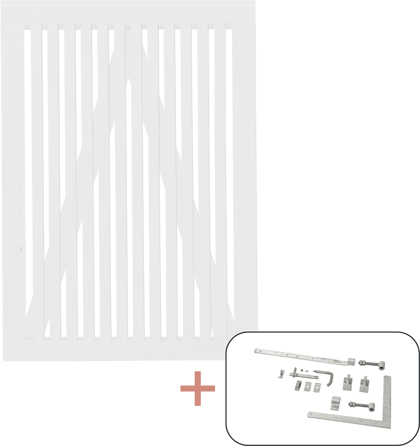 2316533 PLUS SENDAI ENKELTLÅGE HVID Primary