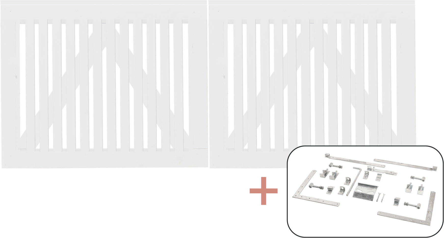 2316555 PLUS SENDAI DOBBELTLÅGE HVID Primary