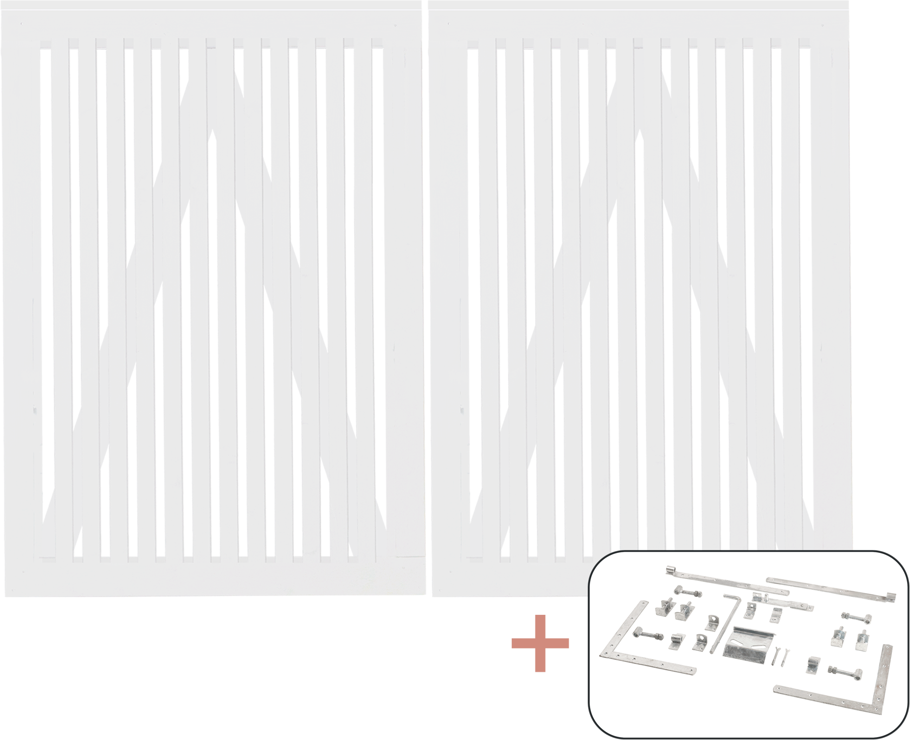 2316557 PLUS SENDAI DOBBELTLÅGE HVID Primary