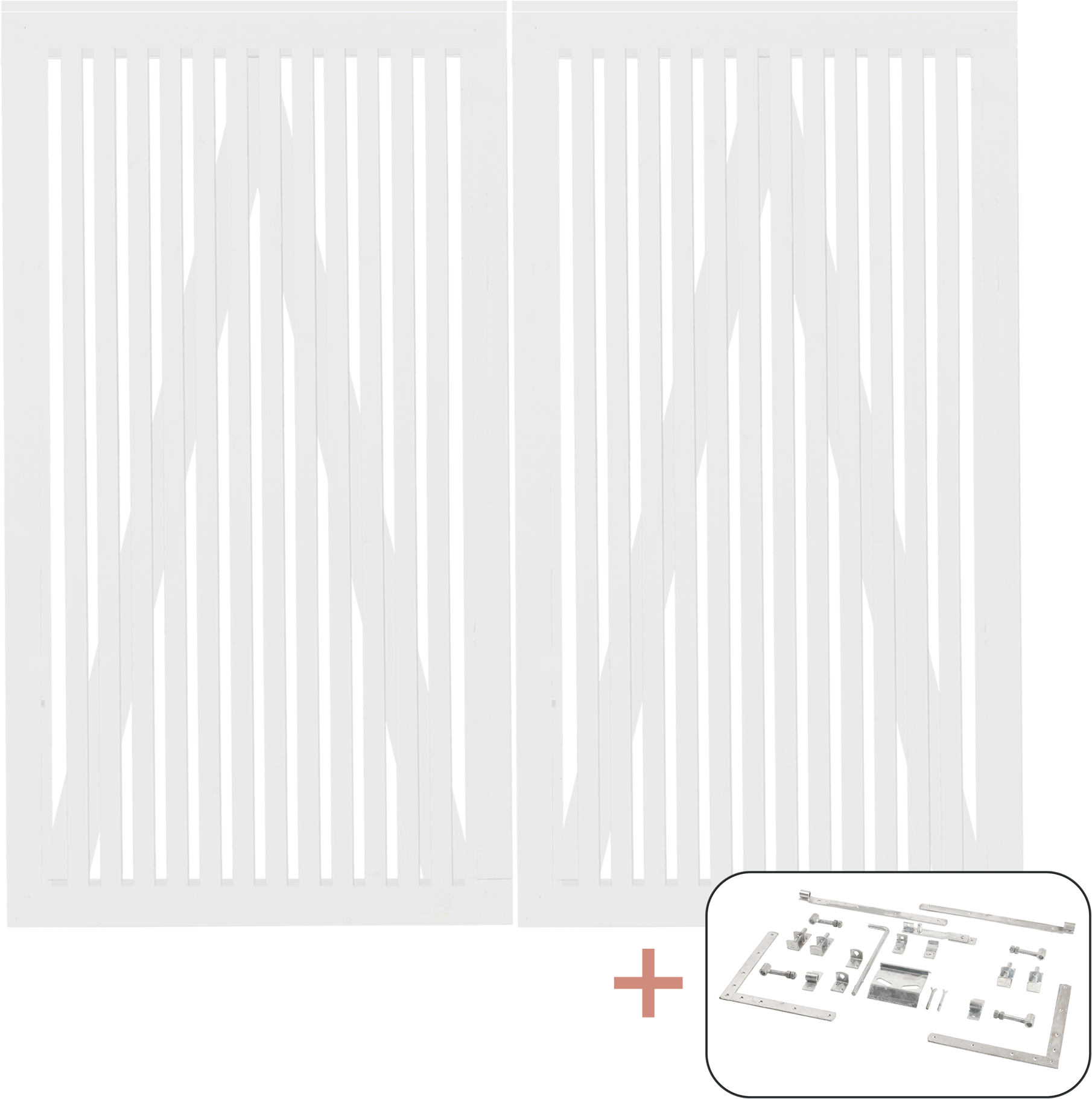 2316559 PLUS SENDAI DOBBELTLÅGE HVID Primary